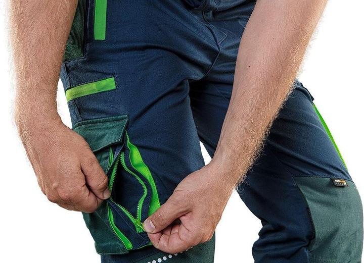 Actual product image Topex Premium work dungarees with reflective elements, Cordura reinforcement XXXL (3XL)