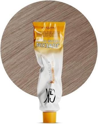 Actual product image Gk Hair Global Keratin Professional Hair Color Cream Tube 3.4 Fl Oz 100ml Nourishing Cleansing Color (10.7 Sand Lightest blonde)