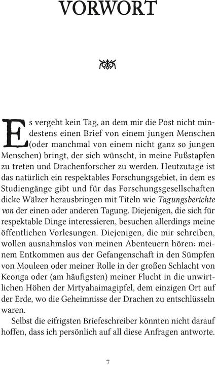 Produktbild Lady Trents Memoiren: Die Naturgeschichte der Drachen (Deutsch, Brennan, Marie, 2018)