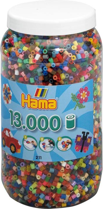 Produktbild Hama Perlen Strijkkralen in Pot - Mix (068), 13.000st.