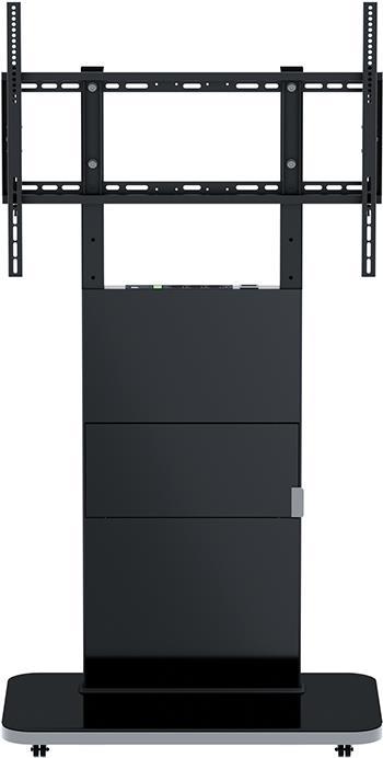Image du produit Hagor Chariot à roulettes 800x600mm noir 80kg/46-65 (65", 80 kg)