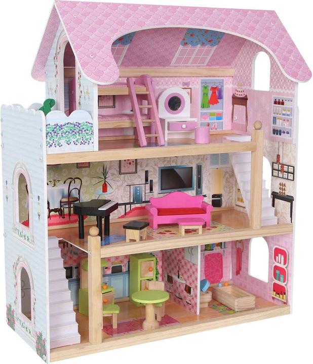 Produktbild EcoToys Märchenhaus mit Möbeln