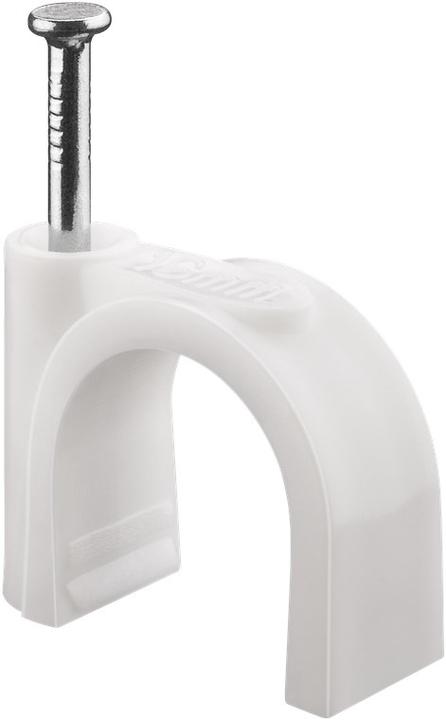 Goobay Kabelschelle, weiss max. Kabeldurchmesser : 16,0 mm