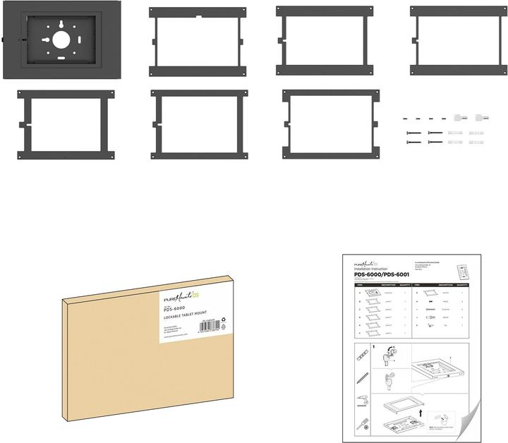 Produktbild PureMounts Halterung PDS-6000
