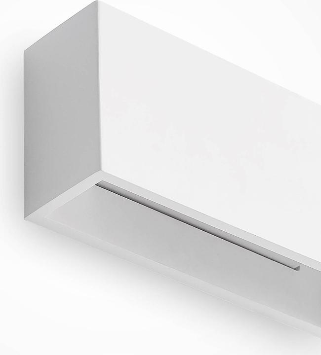 Produktbild Lindby Mavora Wandleuchte aus Gips, eckig (G9)