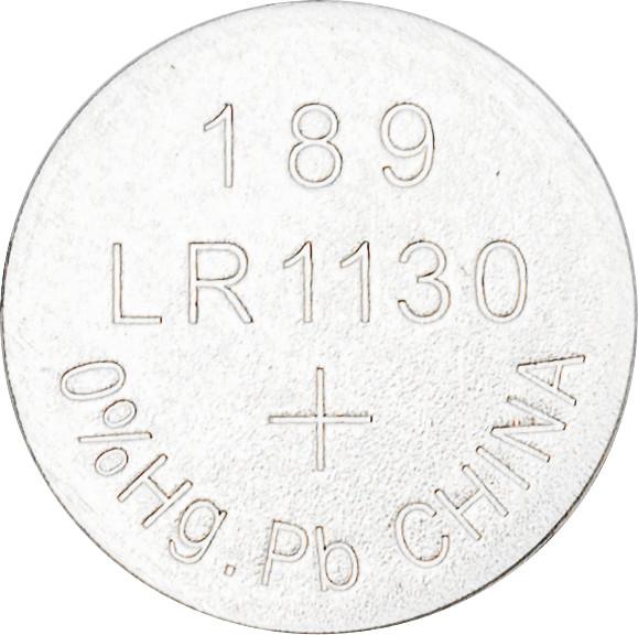 Actual product image Q-Connect Alkaline button cells (10 pcs., AG10, 72 mAh)