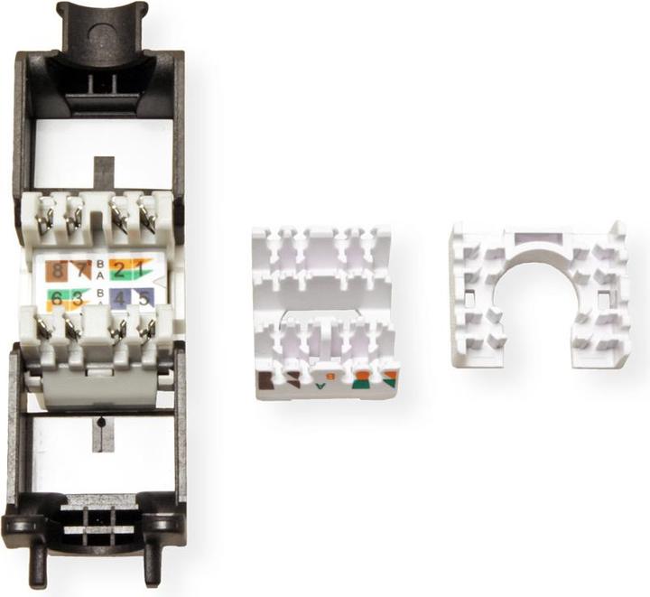 Actual product image Roline Cat.6a Keystone Jack (Keystone module)