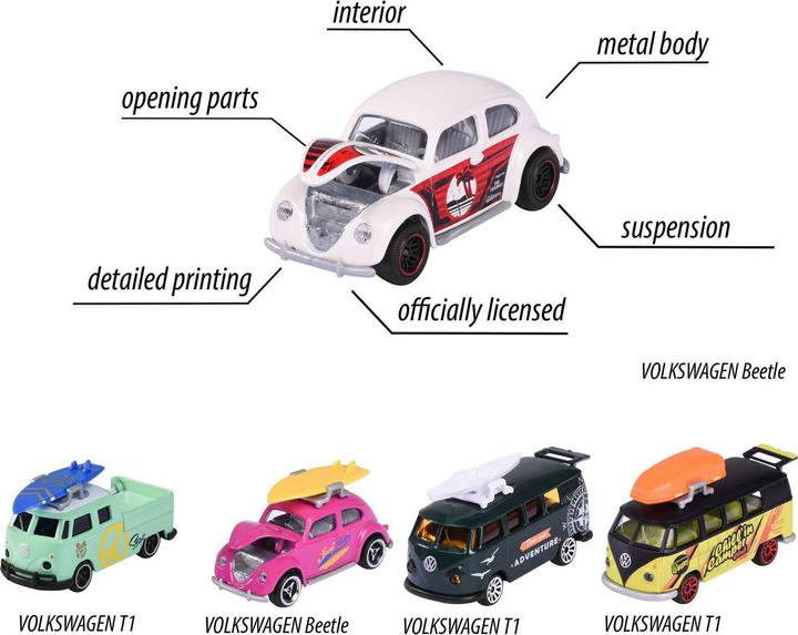 Produktbild Majorette VW The Originals