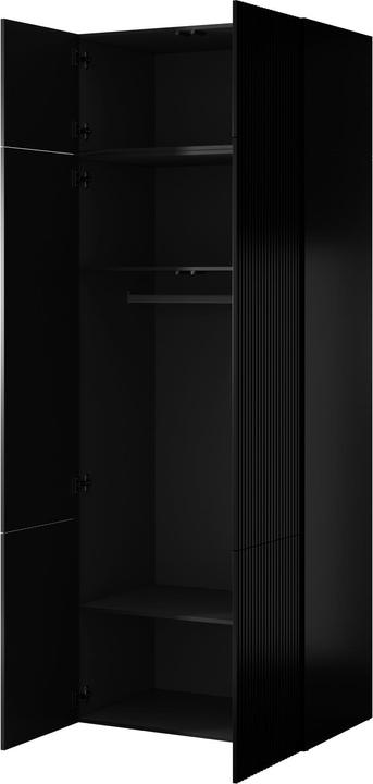 Produktbild Cama Kleiderschrank PAFOS 2D BASE 90x55.5x45 Schwarz matt (90 x 55.5 x 45 cm)