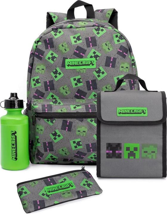 Minecraft Lunchtasche Und Rucksack Set 4Erpack