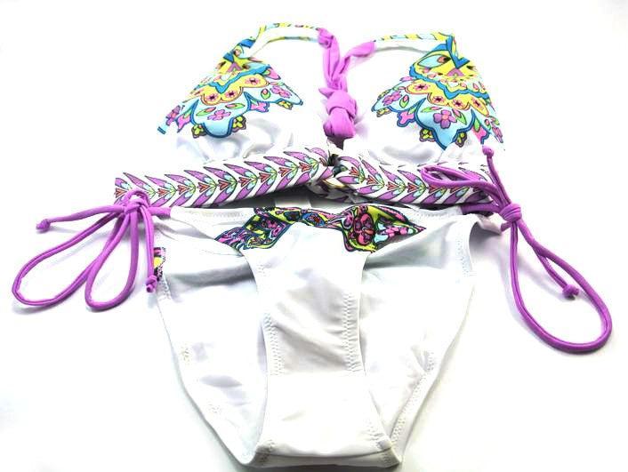 Actual product image Hermex Bikini Victoria Colored Floral Pattern / Size L (L)