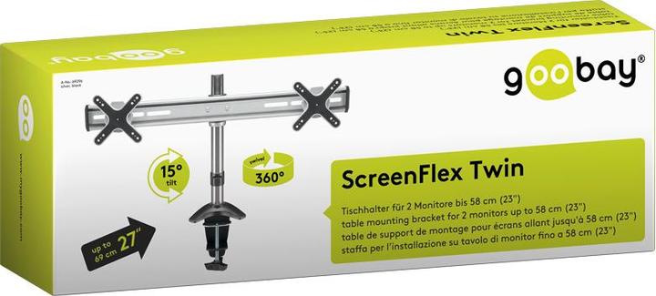 Image du produit Goobay ScreenFlex Twin (Tables, 23")