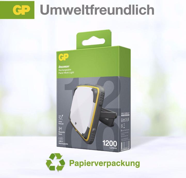 Actual product image GP Batteries Panel Light work light (1200 lm)