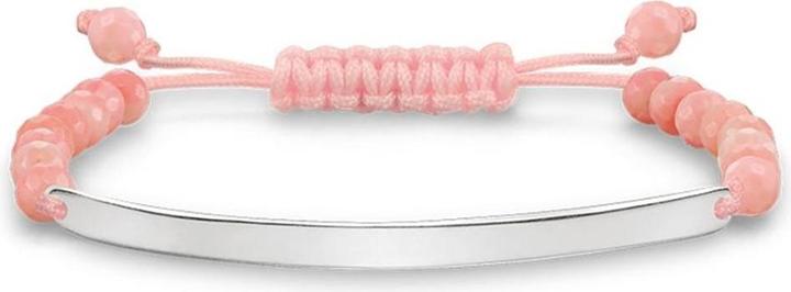 Thomas Sabo Armband Love Bridge Bambuskoralle (14.50 cm, 925er Silber, Perlon/Nylon)