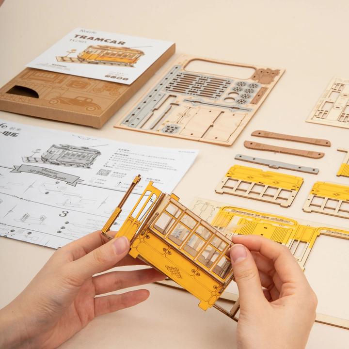 Actual product image Robotime Tram