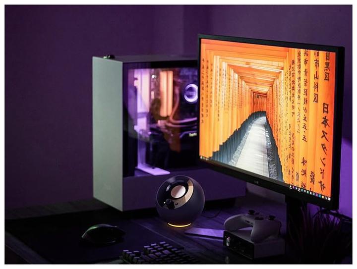Produktbild Creative Lautsprecher Pebble SE RGB Stereo, schwarz