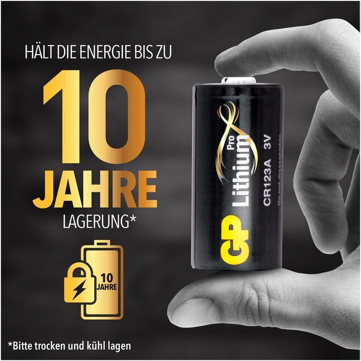 Produktbild GP Batteries Photo (1 Stk., CR123A, 1400 mAh)