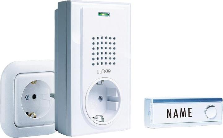 Produktbild Modern-Electronics FG-2.2 Funkklingel Komplett-Set mit Namensschild (Funk)