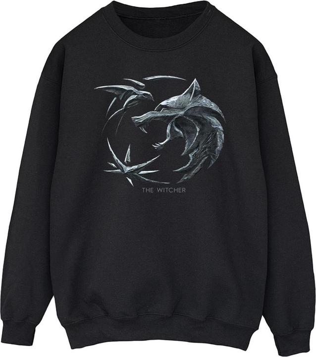 Netflix The Witcher Wolf Logo Sweatshirt (M)