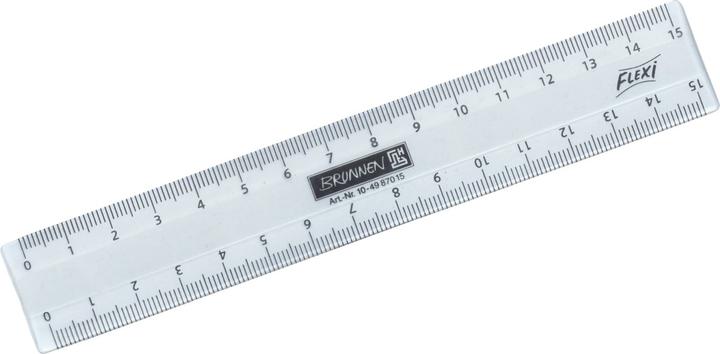 Nährwerte und Zutaten Lineal Flexi 15 cm, glasklar (16 cm)