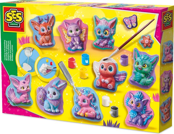 Ses Gips Gieβen und anmalen - Niedliche Fantasy-Figuren