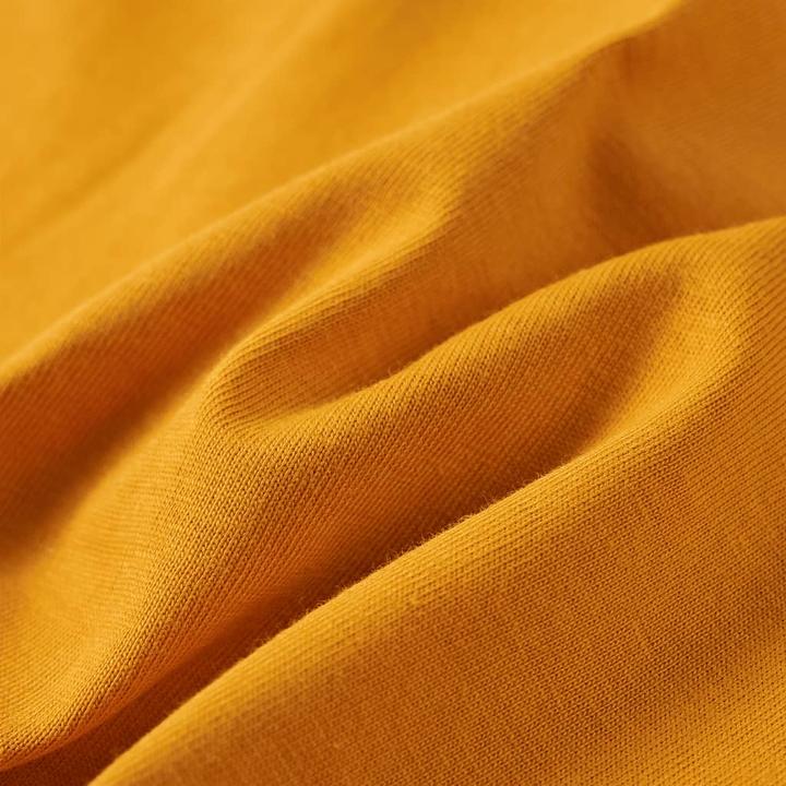 Immagine prodotto VidaXL Camicia da bambino a maniche lunghe color ocra 140,Materiale: 100 (140)