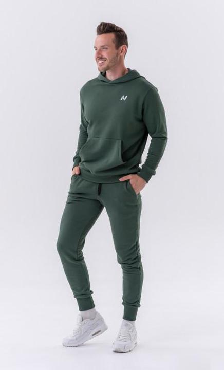 Actual product image Nebbia Slim sweatpants with side pockets "Reset" 321 dark green (XXL)