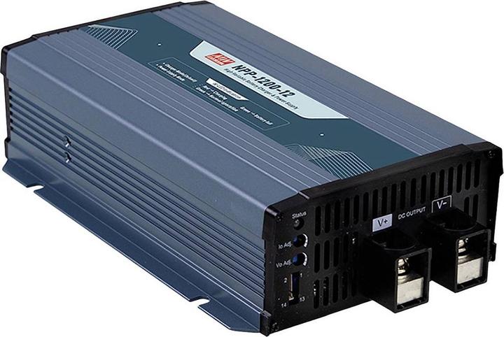 Actual product image MeanWell Mean Well lead-acid battery charger NPP-1200-24 24 V Charging current (max.) 36 A