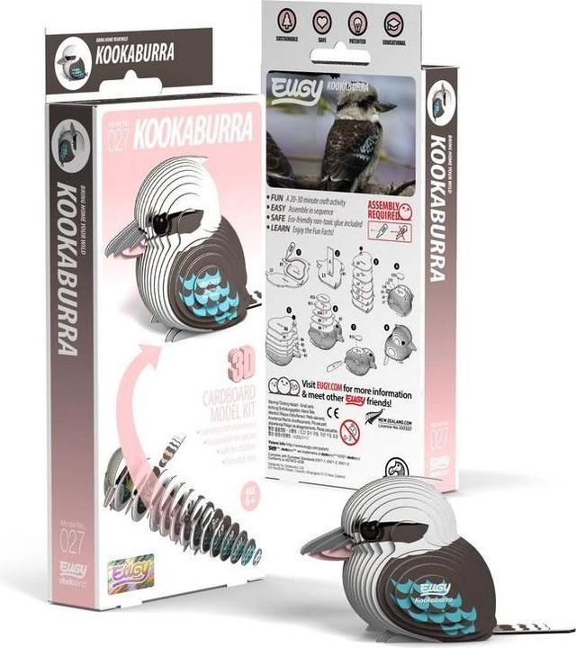 Fat Brain Toys Eugy, der lachende Kookaburra-Vogel, Öko-3D-Puzzle (1 pieces)
