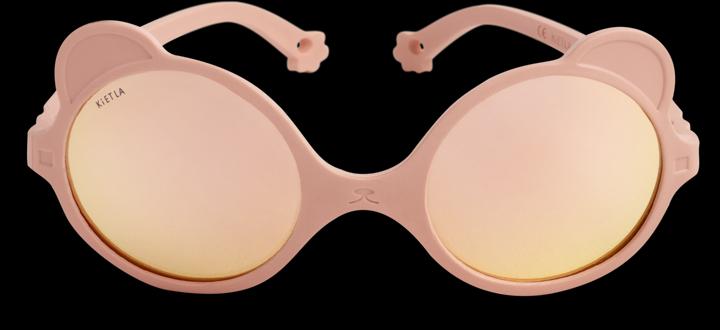 KiETLA Lunettes de soleil SUN Ourson 1-2 ans rose pêche