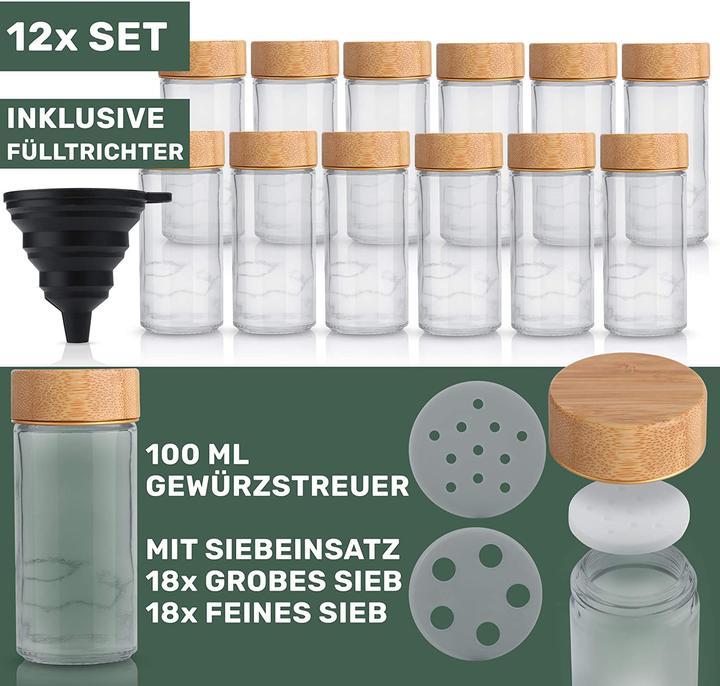 Image du produit Astra Set de 12 pots à épices (Différentes épices)