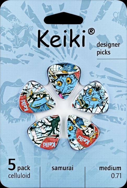 Image du produit Keiki Set de médiators design (5 x, 0.71 mm)