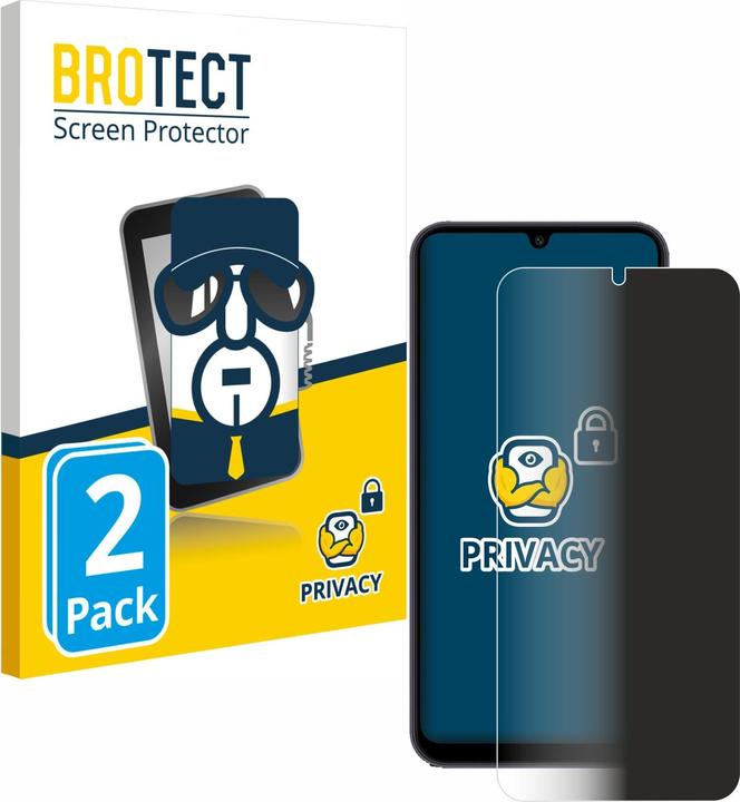 Immagine prodotto BROTECT Pellicola privacy antispia Pellicola di protezione dalla luce blu (2 Pezzo/i, Samsung Galaxy A25 5G)