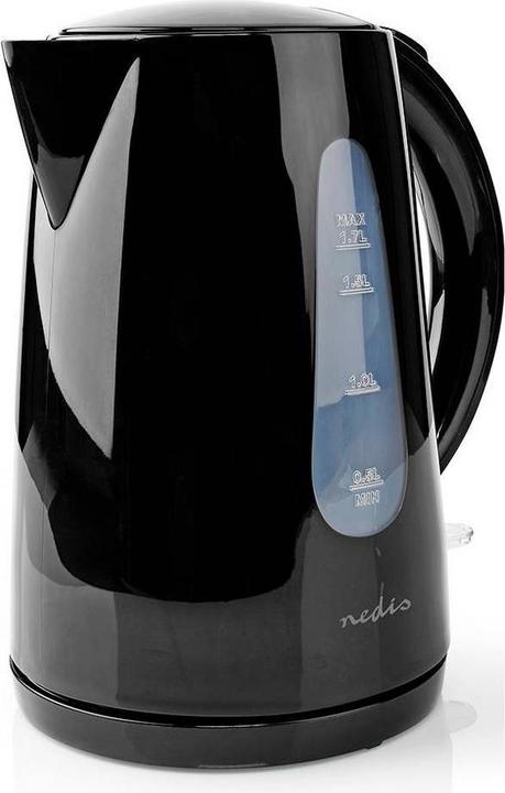 Produktbild Nedis Wasserkocher 1.7 l Plastik Um 360 Grad drehbar Verdecktes Heizelement Strix® Controller Boil-D (1.70 l, EU-Stecker)