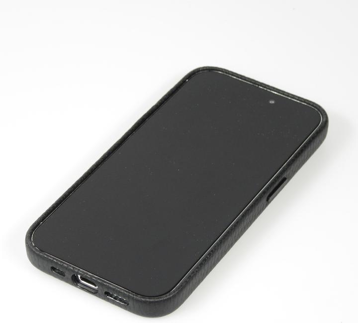 Image du produit PhoneLook Coque Cuir de veau luxe grainé intégral avec boutons métalliques et MagSafe (Apple iPhone 14 Pro Max)