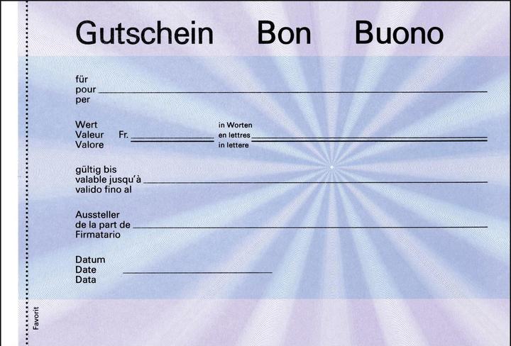 Produktbild Favorit Geschenk-Gutscheine (25 x)