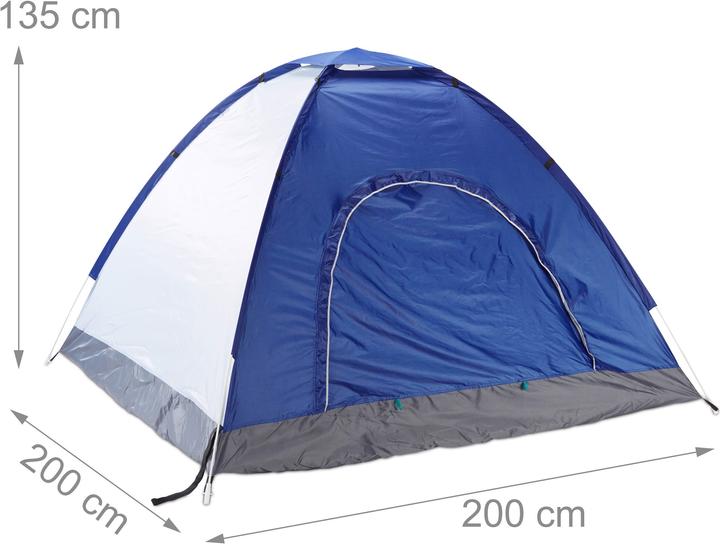 Relaxdays Popup (Wurfzelt, 1.38 kg, 3 Personen)