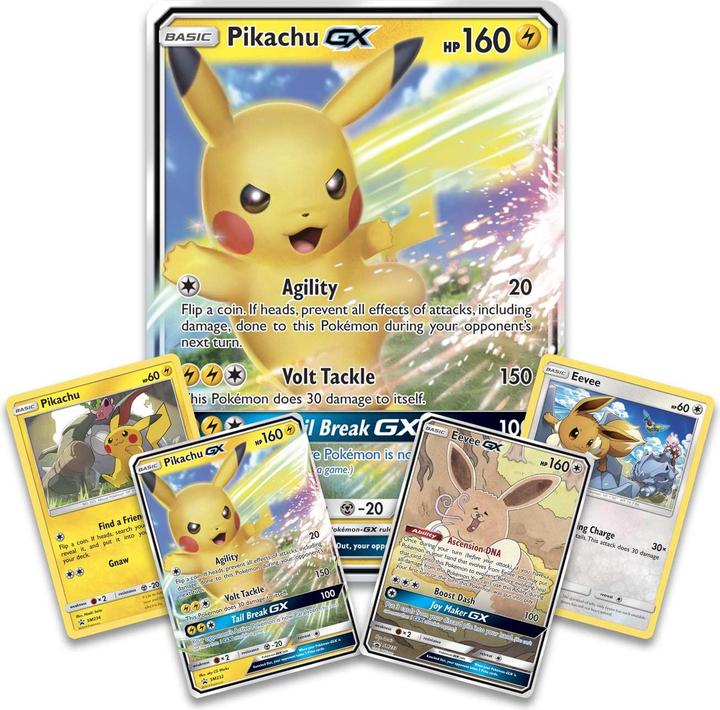 Produktbild Pokémon Pikachu GX & Eevee GX Collection Box (Englisch, Box Set & Collection)