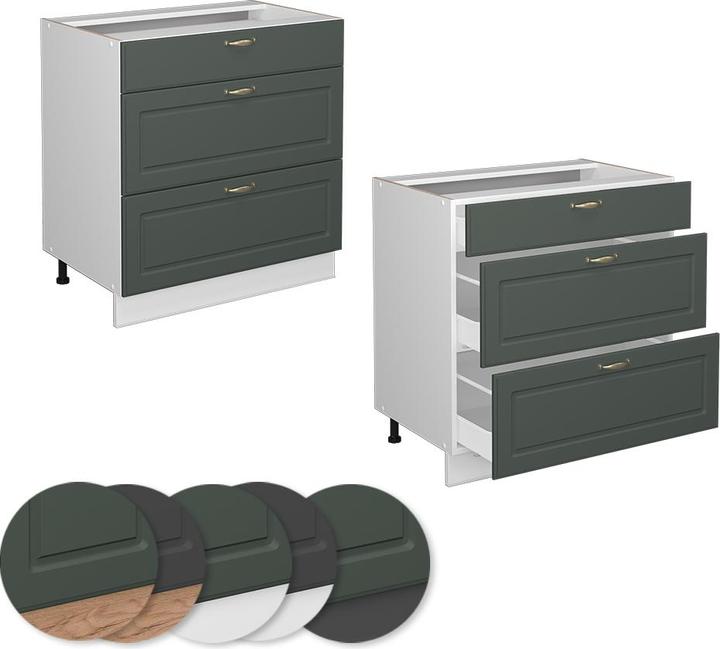 Actual product image Vicco Küchenunterschrank Fame-Line (80 x 60 x 81.5 cm)