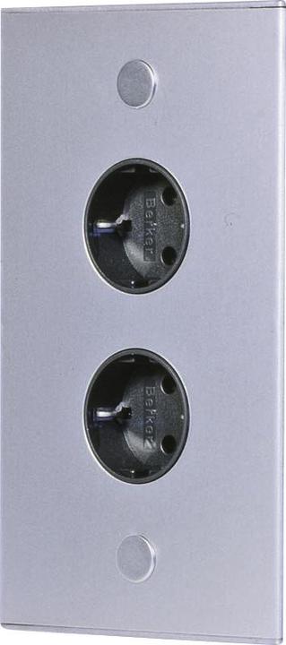 Produktbild Thebo 17586/200/2 Ecksteckdose, 240 V, Edelstahl, L