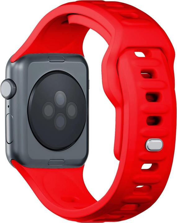 Produktbild 3MK Silicone Watch Strap czerwony/red dla Apple Watch 42/44/45/49mm (Edelstahl, Silikon)