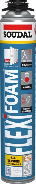Actual product image Soudal Professional gun foam Flexifoam blue 750 ml (750 ml)