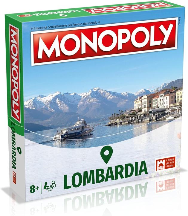 Actual product image Winning Moves WM03527-ITA-6 - MONOPOLY - I BORGHI PI? BELLI D'ITALIA - LOMBARDIA (Italian)