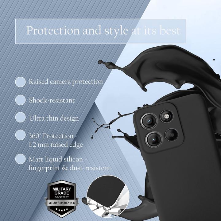 Immagine prodotto Cadorabo Custodia per Motorola Moto G15 TPU Liquid Silicone Case (Motorola Moto C)