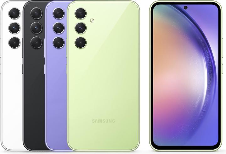 Actual product image Samsung Galaxy A54 5G (256 GB, Awesome White, 6.40", Dual SIM, 50 Mpx, 5G)
