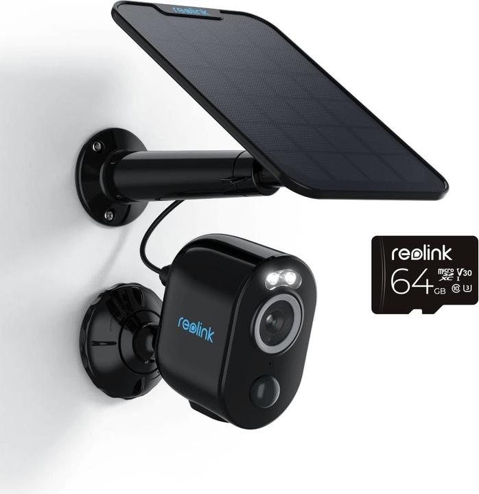 Produktbild Reolink Argus Series B330+Solar Panel+64GB SD Card-5MP (2560 x 1440 Pixels)
