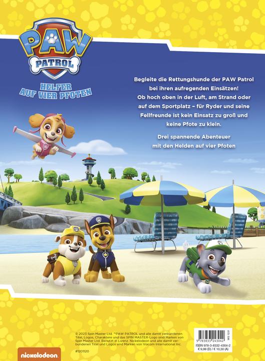 Immagine prodotto Panini PAW Patrol Die schönsten Geschichten aus der Abenteuerbucht (Tedesco, Panini, Weber Claudia, 2023)