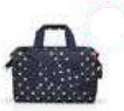 Actual product image reisenthel allrounder M metallic dots blue