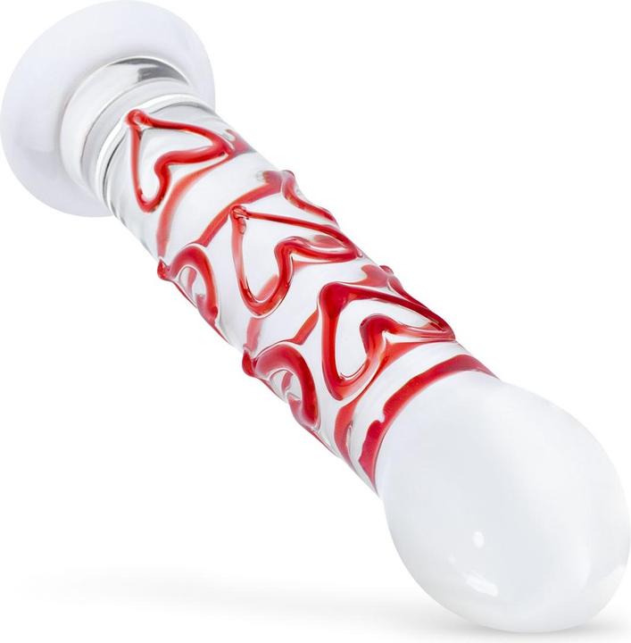 Actual product image Gildo Glass Dildo With Hearts