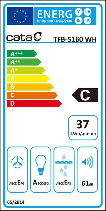 Energy Label Cata TFB 5160 WH (Table fan)